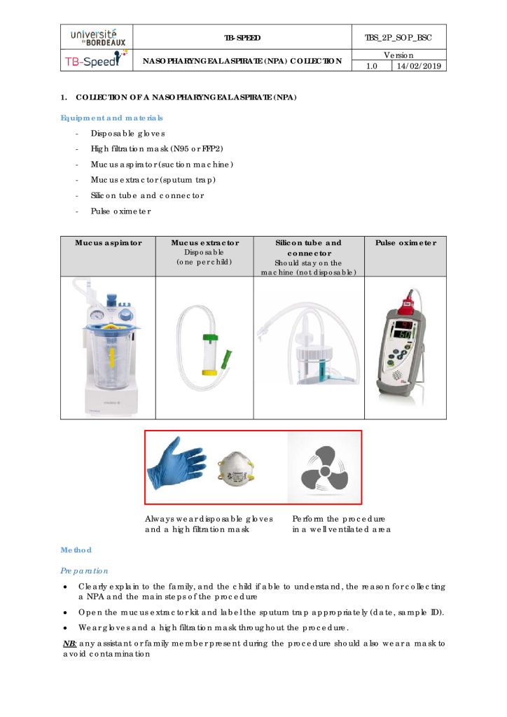 Standard Operating Procedures