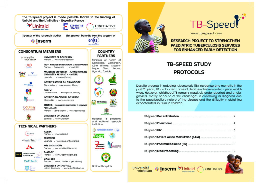 Résumé des études TB-Speed