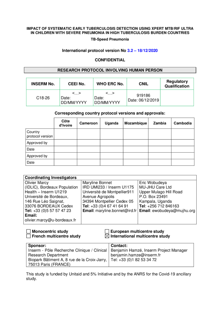 Pneumonia Study