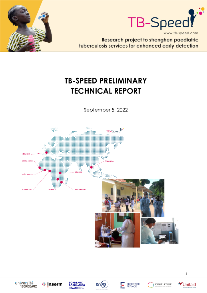 TB-SPEED TECHNICAL REPORT